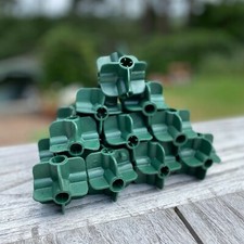 Bamboo Cane Flexi Balls x 20 for Fruit Cage Connectors Netting Plant Support