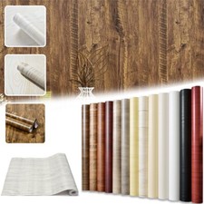 Oak Wood Effect Vinyl Wallpaper Self Adhesive Cupboard Worktop Wrap Film Sticker