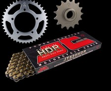 FITS Aprilia 650 Pegaso Trail 2007-2009 GOLD Heavy Duty HDS Chain & Sprocket Set