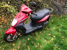 Sym Symply 50cc Mopeds Scooters (x2) 58 plates 2008/9 Red and Black