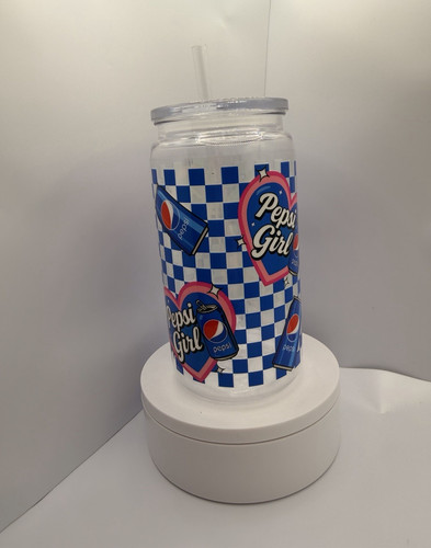 Pepsi girl - girl, blue