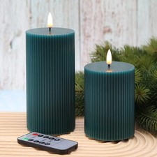 Eywamage Teal Blue Ribbed