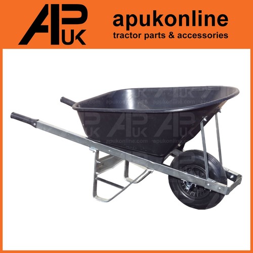 160l black wheelbarrow solid - black,