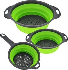 3 Pcs Collapsible Colanders