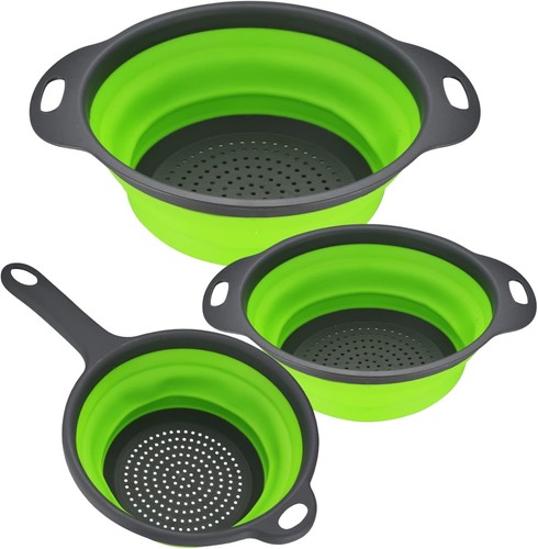 Pcs collapsible colanders - 3,