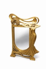 Art nouveau gold - art, lady
