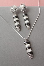 Art deco jewelry Set statement