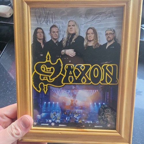 Saxon biff byford hand - +, *