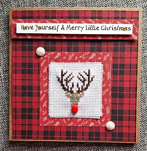 Handmade hand stitched tartan - hand,