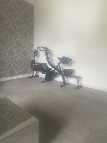 Exercise rowing machine - rowing,