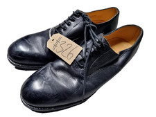 Genuine British Army Black Leather Officers Parade Service Shoes 10M UK #326