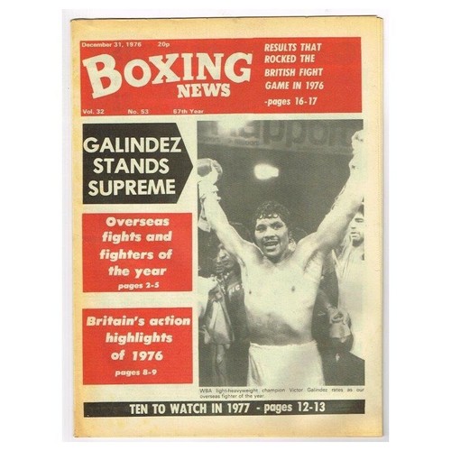 Boxing news magazine december - boxing,