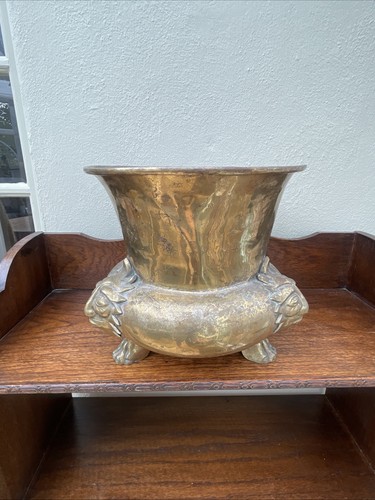 20th century brass planter - century, by