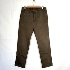 Brax Trousers Mens Brown W34 L32  Chinos Pants Straight Regular