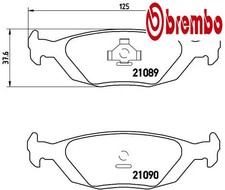 REAR BRAKE PAD SET DISC BRAKE