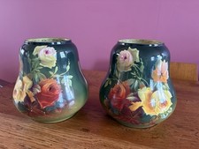 Pair Of Antique Hand Painted