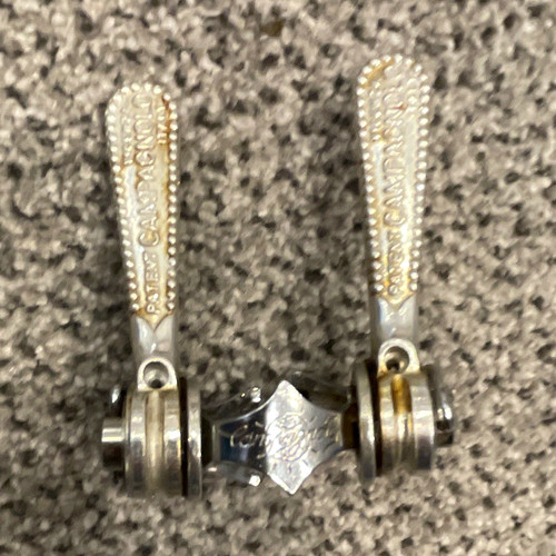 Vintage silver down tube