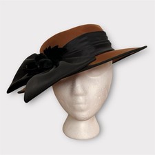 Vintage Mitzi Lorenz Hat Brown