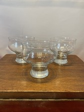 Clear Glass Sunday Dessert Dishes Ice Cream Prawn Cocktail