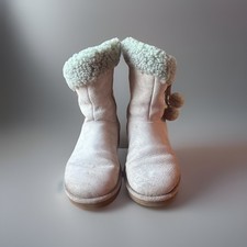 UGG Australia Women's size 5 Suede Pom Pom Zip Up Boots