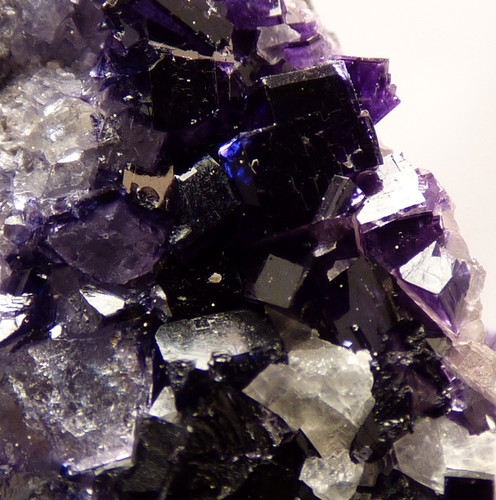 Blue john fluorite crystal - fluorite,