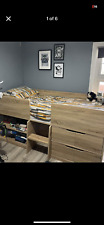 kids cabin bed from Next in oak effect