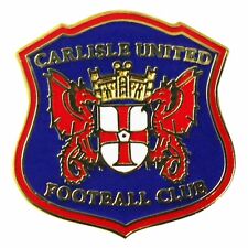 New Carlisle United Football Crest Pin Badge, Carlisle Crest Souvenir Pin Badge