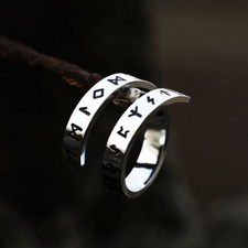 Viking Twisted Rune Ring