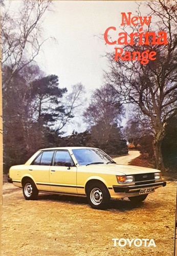 Toyota carina brochure 1981 - toyota,