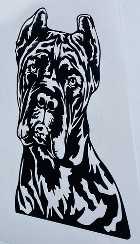 Cane corso dog decal vinyl - cane,