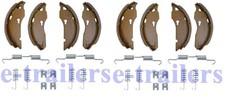 2 Axle Set Trailer Brakes 160x35 for ALKO 1637 1635 384.481 384.296 Brian James