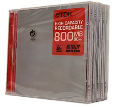 TDK CD-R90 High Capacity 800MB