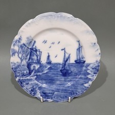 Delft Blue & White Porcelain Plate