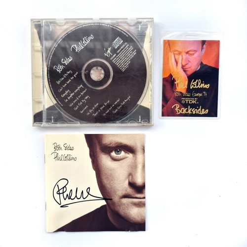 Phil collins both sides signed - phil,