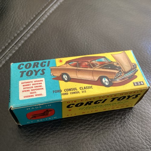 Corgi toys 234 ford consul - toys,