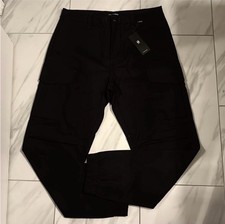 G-Star Raw Men's Relaxed Tapered Combat Cargo Pants Black $170 Size 31 New