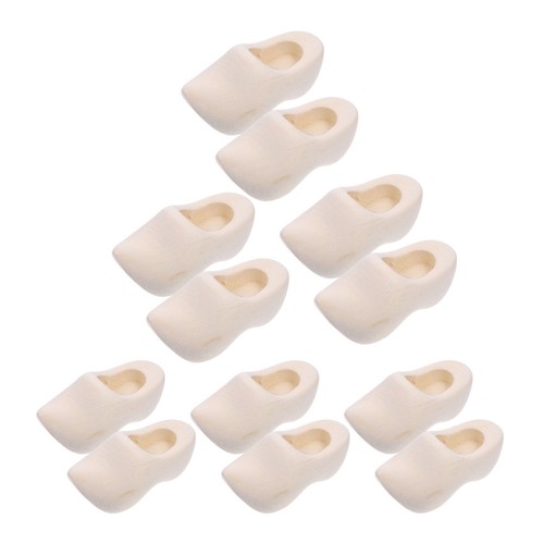 Pairs miniature wooden clogs - 6,