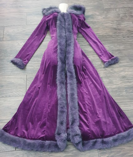 Purple mauve velvet goth - purple,