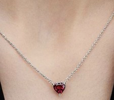 Pandora Red Crystal Heart Halo