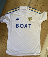 Adidas Leeds United football shirt 23/24 home kit size XL