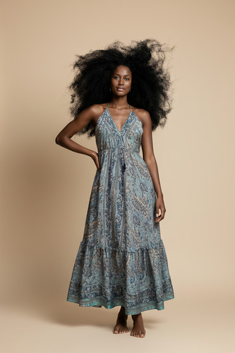 Vintage boho hippie - vintage, silk