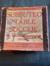 Vintage 1950's Red Box Subbuteo Table Soccer Game