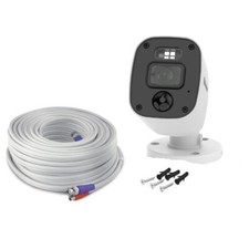 Swann PRO-1080MQB 1080p Enforcer Bullet CCTV Camera Flash Light Audio 4680