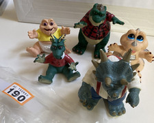 AG190 Vintage Disney 'Dinosaurs' TV sitcom toy figures - Baby Sinclair - 5pcs