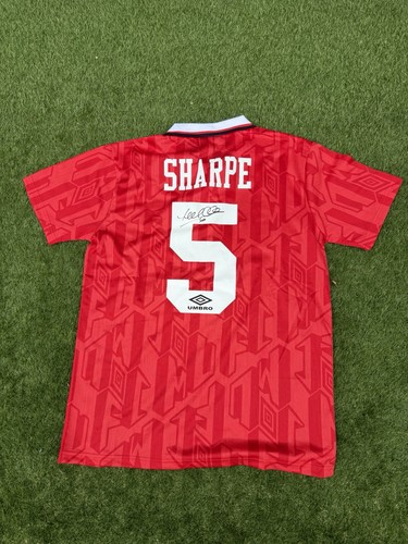Lee sharpe signed manchester - signed,