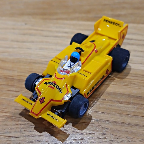 Tyco pennzoil slot car 4 - pennzoil, #4