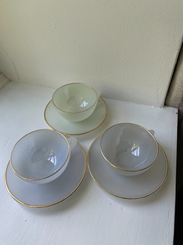 Antique french opaline glass - antique,