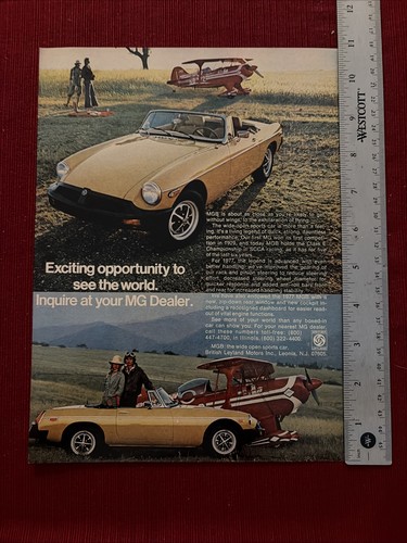 Mgb sports car 1977 print - mgb,