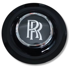 Alloy Wheel Centre Cap Hub For Rolls-Royce Phantom Wraith Dawn Ghost Black