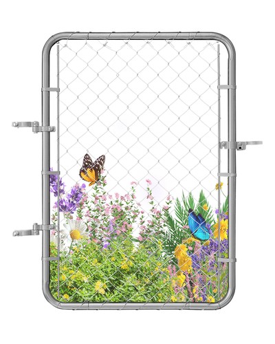 Chain link fence gate fit - gate, 2-4